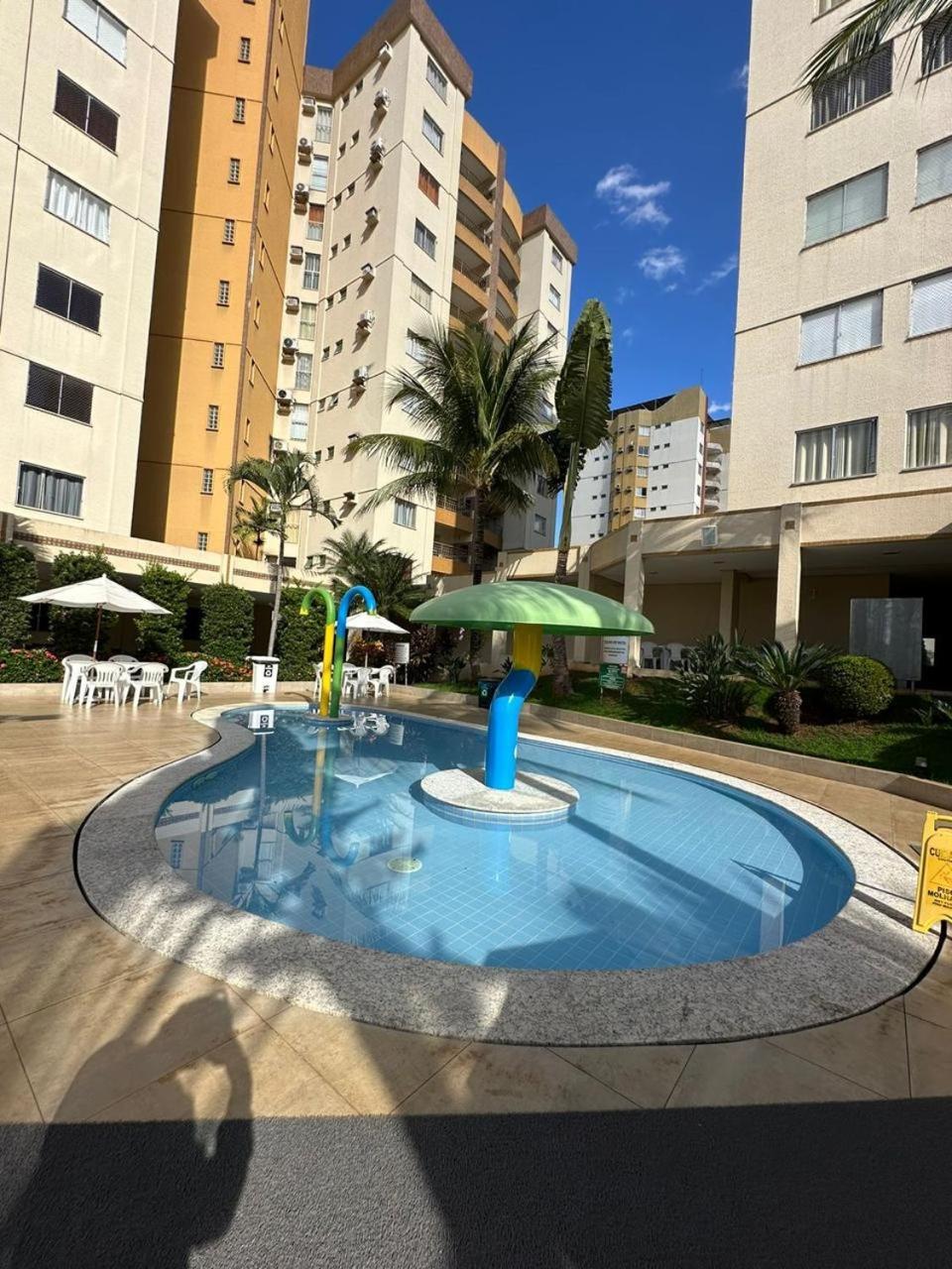 Caldas Novas - Prive Das Thermas II - Apto 3 Quartos - Parque Aquatico Aparthotel Buitenkant foto